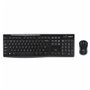 Logitech Wireless Combo MK270 clavier Souris incluse USB QWERTY Italien Noir
