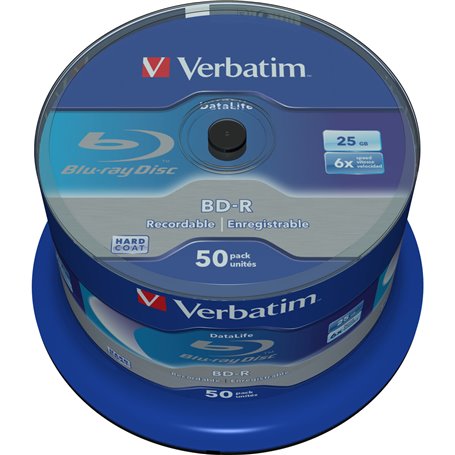 Verbatim Datalife 6x BD-R 25 Go 50 pièce(s)