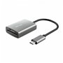 Trust 24136 lecteur de carte mémoire USB 3.2 Gen 1 (3.1 Gen 1) Type-C Aluminium