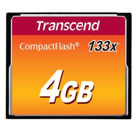 Transcend TS4GCF133 mémoire flash 4 Go CompactFlash MLC