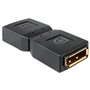 DeLOCK 65374 changeur de genre de câble Displayport Noir