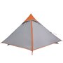 vidaXL Tente de camping 2 personnes gris imperméable