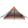 vidaXL Tente de camping 2 personnes gris imperméable