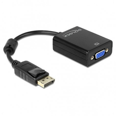 Adaptateur DisplayPort vers VGA DELOCK 61848 Noir 31,99 €