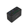 LogiLink UA0370 station d'accueil Avec fil USB 3.2 Gen 1 (3.1 Gen 1) Type-C Noir
