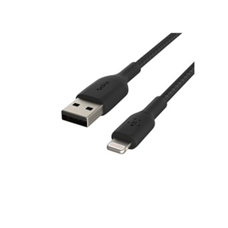 Belkin CAA002BT3MBK câble Lightning 3 m Noir