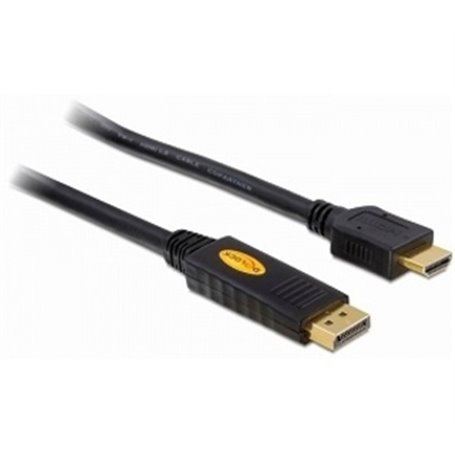DeLOCK 82441 câble vidéo et adaptateur 5 m Displayport HDMI Noir