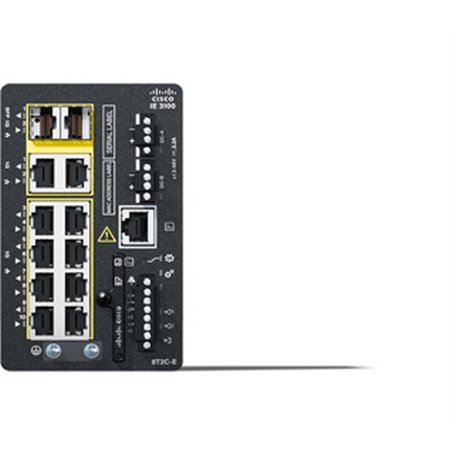 Cisco Catalyst IE-3100-8T2C-E commutateur réseau Géré L2 Gigabit Ethernet (10/100/1000) Noir