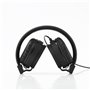 Casque filaire noir avec micro c ble 1.20m arceau rglable 24,92 €