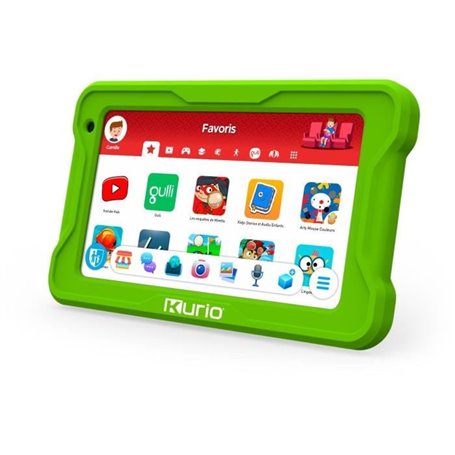 Tablette 7 pouces - KD - Kurio - La Tablette 7 Pouces Gulli (Android 13) - Contrôle parental et plus de 100 applications