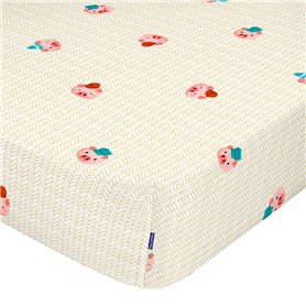 Drap housse HappyFriday MR FOX Multicouleur 90 x 200 x 32 cm