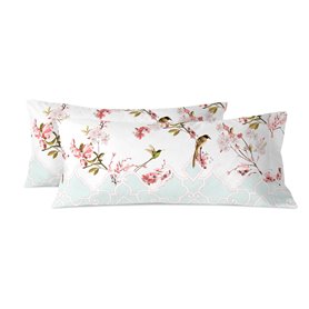 Taie d'oreiller HappyFriday Sakura Multicouleur 45 x 110 cm (2 Unités)