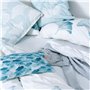 Housse de Couette HappyFriday Blanc Ginkgo Multicouleur 200 x 200 cm