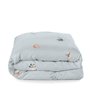 Parure de couette HappyFriday Mini Nut Multicouleur Lit de bébé 2 Pièces