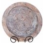 Centre de Table Alexandra House Living Blanc Marron Bois 4 x 34 x 34 cm