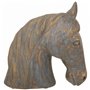 Figurine Décorative Alexandra House Living Gris Doré Polyrésine Cheval 15 x 31 x 31 cm