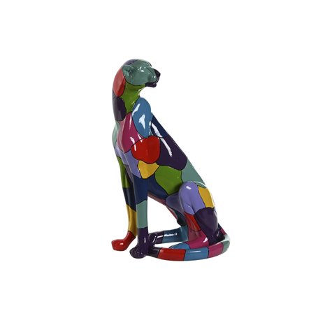 Figurine Décorative Home ESPRIT Multicouleur Panthère 25 x 18 x 41 cm