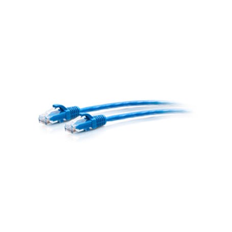C2G Câble de raccordement Ethernet fin Cat6a non blindé (UTP) avec protection anti-accrochage de 1