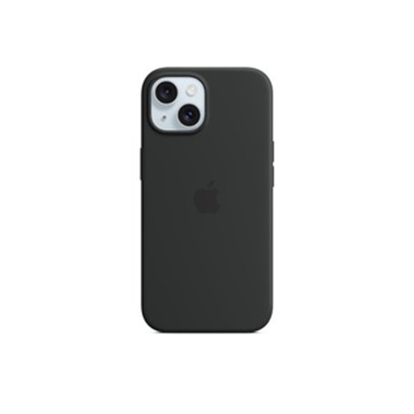Apple Coque en silicone avec MagSafe pour iPhone 15 - Noir