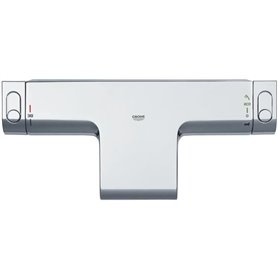 GROHE Mitigeur mural thermostatique bain/douche ½ Grohtherm 2000 34174001 - Jet cascade - Limiteur de température - Economie d'e