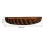 Plateau Alexandra House Living Marron Bambou 45 x 8 x 45 cm