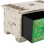 Boîte à bijoux Alexandra House Living Blanc Vert Laiton Bois MDF 15 x 10 x 36 cm 3 tiroirs