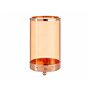 Bougeoir Cuivre Ambre Cylindre Métal verre (9