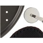 Ensemble de Cuisine Pizza Noir Acier inoxydable Plastique 33 x 2 x 33 cm (3 pcs)