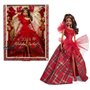 BARBIE Poupée joyeux noël châtain HRM63