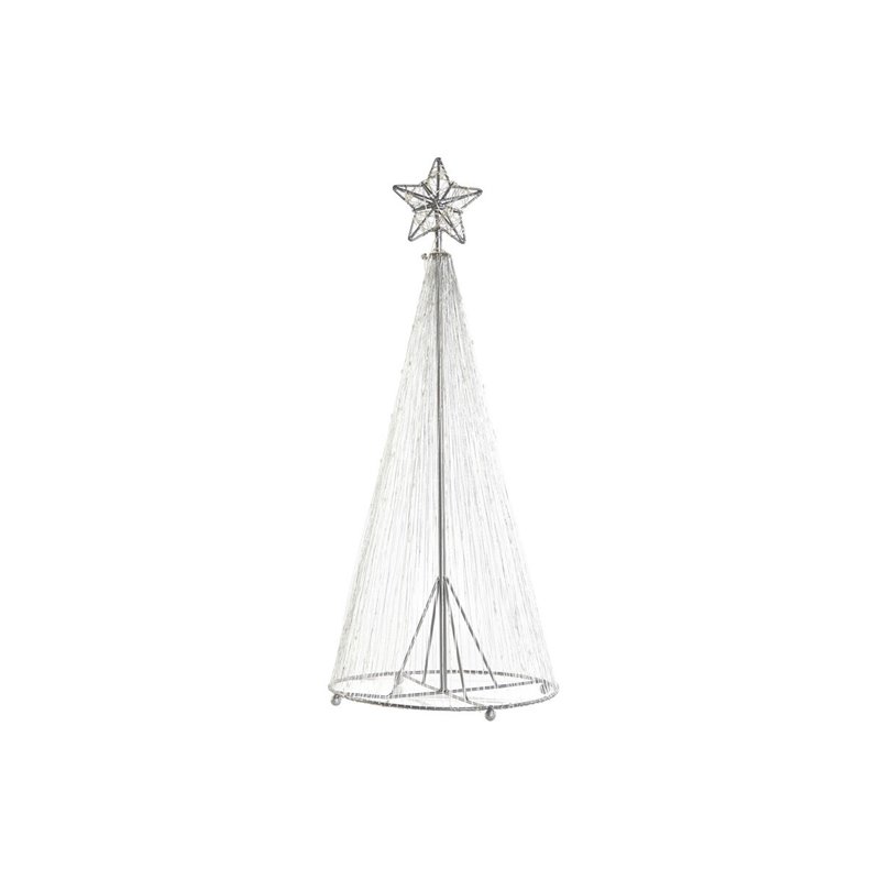 Image secondaire de Décorations de Noël DKD Home Decor Argenté 25 x 25 x 60 cm