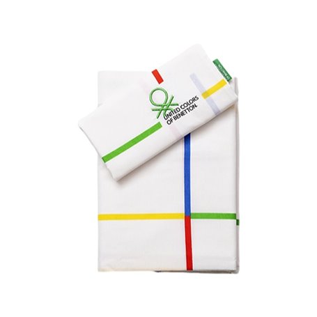 Jeu de draps Benetton RAINBOW 3 Pièces