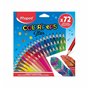 Crayons de couleur Maped Color'Peps Star Multicouleur 72 Pièces