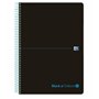 Cahier Oxford European Book Black & Colours Noir Turquoise A4 5 Pièces