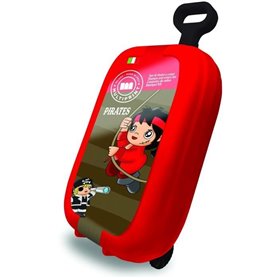 Trolley - MULTIPRINT - 64927 - 7 tampons Les Pirates, 5 crayons, 18 feutres Trolley - MULTIPRINT - 64927 - 7 tampons Les Pirates