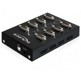 DeLOCK 61860 adaptateur et connecteur de câbles USB 2.0 RS-232 Noir