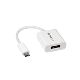 StarTech.com Adaptateur vidéo USB-C vers DisplayPort - M/F - 4K 60 Hz - Blanc