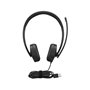 Lenovo 4XD1P83425 écouteur/casque Avec fil Arceau Appels/Musique USB Type-A Noir