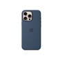 Apple Coque en silicone avec MagSafe pour iPhone 16 Pro Max - Denim