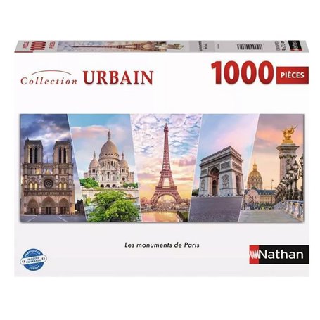 1000p puzzle Les monuments de Paris