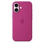 APPLE iPhone 16 - Coque en silicone avec MagSafe - Fuchsia
