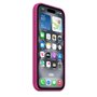 APPLE iPhone 16 - Coque en silicone avec MagSafe - Fuchsia