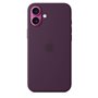 APPLE iPhone 16 Plus - Coque en silicone avec MagSafe - Plum