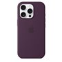 APPLE iPhone 16 Pro - Coque en silicone avec MagSafe - Plum
