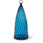 Lanterne solaire - GARDEN ID Blue Dome - Ø17 H40 cm - Autonomie 6-8h -Bouton on/off - Pile AA rechargeable.