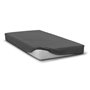 Drap housse - HOME LINGE PASSION - HP71774 - 180 x 200 cm + 30 cm bonnet - Microfibre - 82 g - Gris anthracite
