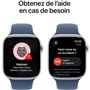 Apple Watch Series 10 GPS + Cellular - 46mm - Boîtier Silver Aluminium - Bracelet Denim Sport Band - S/M