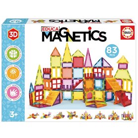 Educa Magnetics - 83 pcs Jeu de constructions