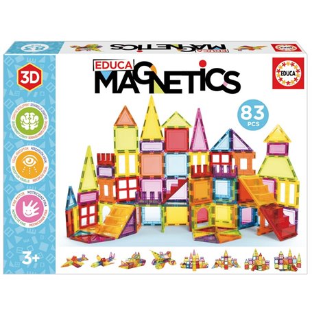 Educa Magnetics - 83 pcs Jeu de constructions