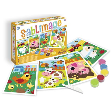 Sablimage animaux de la ferme