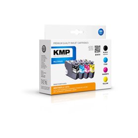 KMP B101V cartouche d'encre 4 pièce(s) Compatible Noir